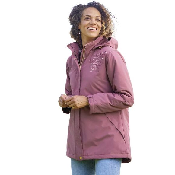 Atlas for Women Womens/Ladies Water Repellent Parka / Pink - Picture 2 of 3